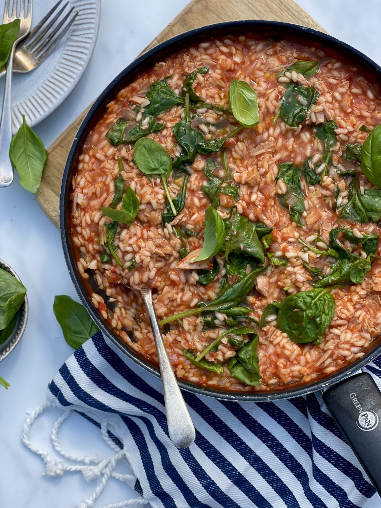 Tomato, Tuna & Spinach Risotto - Simply food by Mandy - Canned Food UK